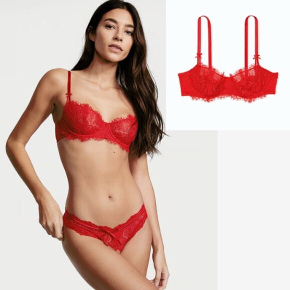 New! Victoria's Secret Dream Angels Wicked Unlined Uplift Bra 16153 - Picture 2 of 14